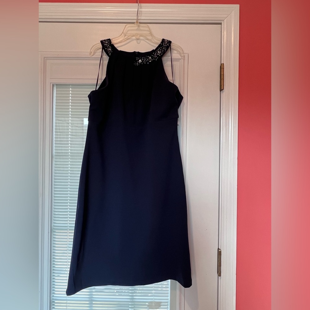 Ladies blue cocktail dress